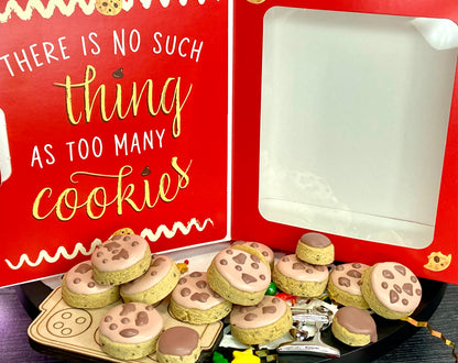 "Ho Ho Ho Choco" Christmas Canine Cookie Story-Book Box Gift Set