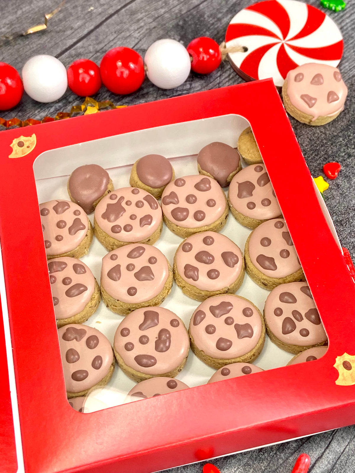 "Ho Ho Ho Choco" Christmas Canine Cookie Story-Book Box Gift Set