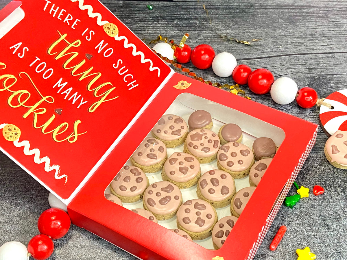 "Ho Ho Ho Choco" Christmas Canine Cookie Story-Book Box Gift Set