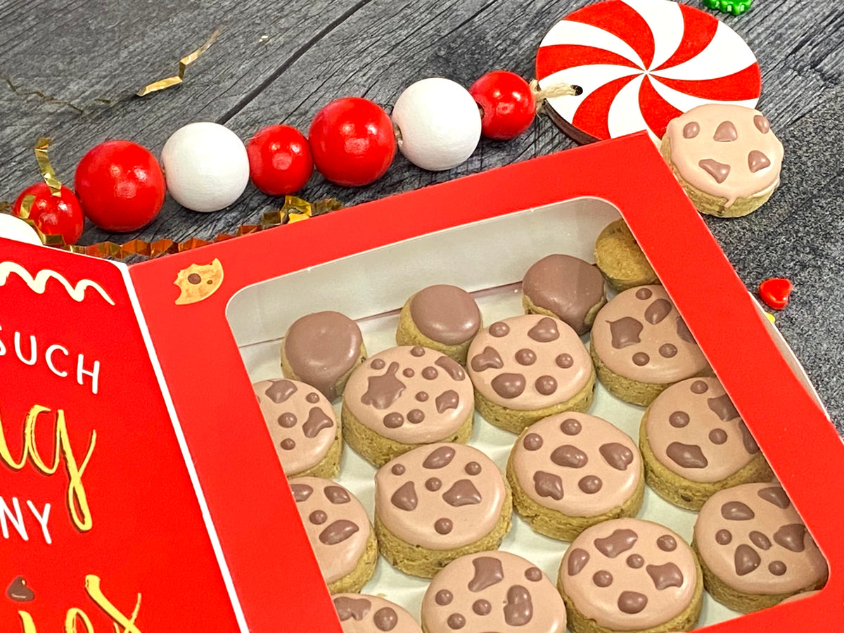 "Ho Ho Ho Choco" Christmas Canine Cookie Story-Book Box Gift Set