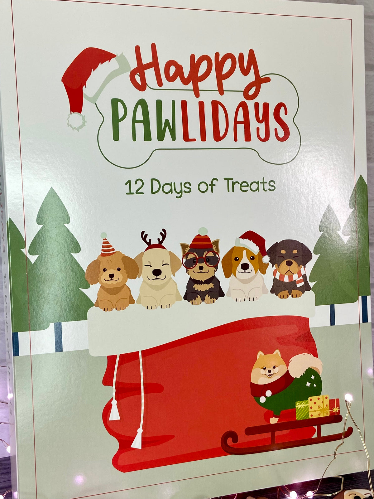 HAPPY PAWLIDAYS! 🎄 12-Day Canine Cookie Advent Calendar
