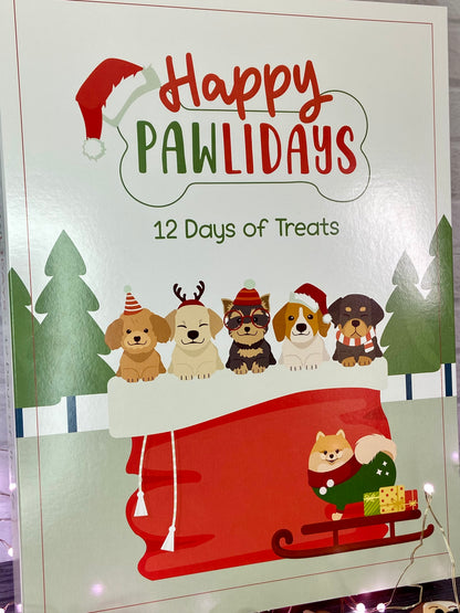 HAPPY PAWLIDAYS! 🎄 12-Day Canine Cookie Advent Calendar