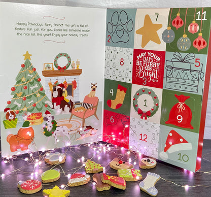 HAPPY PAWLIDAYS! 🎄 12-Day Canine Cookie Advent Calendar