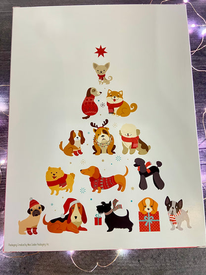 HAPPY PAWLIDAYS! 🎄 12-Day Canine Cookie Advent Calendar