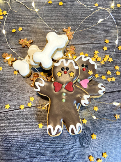 Gingerbread Men Merry Munchies Canine Cookie Gift Set🍪🎄🐾