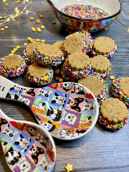 Rainbow Crème Sandwich Canine Cookie Gift Set🦄🍬🌈🐶🐾