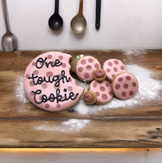 "One Tough Cookie" Canine Cookie Gift Set