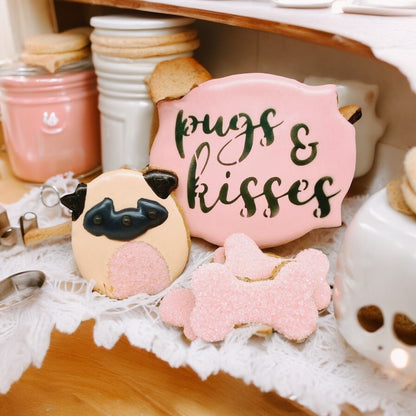 ‘’Pugs&Kisses” Canine Cookie Gift Box Set