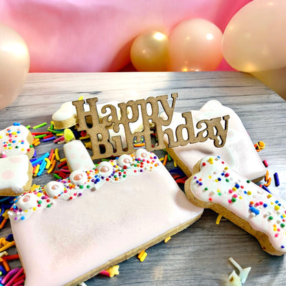 “Cake and Candle” Canine Cookie Gift Set 🎂✨🐾