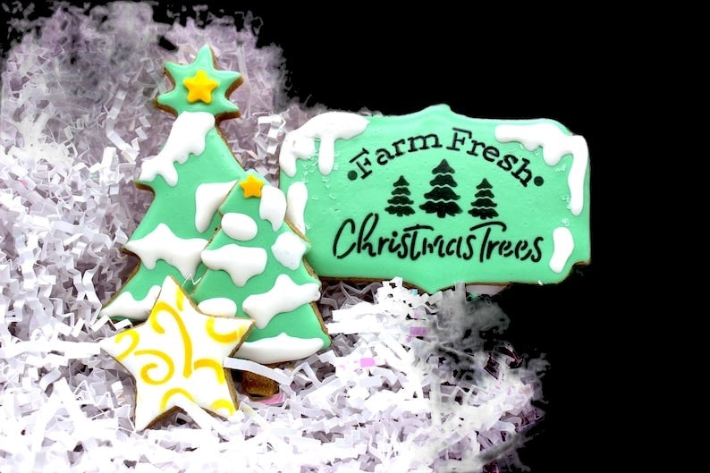 “Christmas Tree Farm” Canine Cookie Gift Set