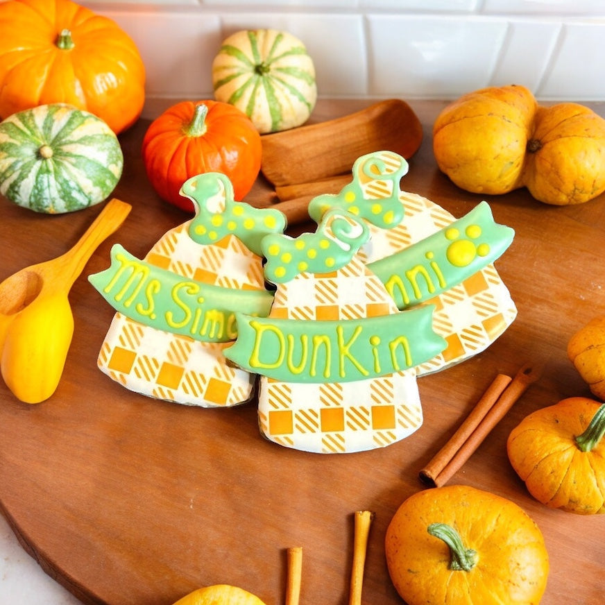 “PUMPKIN PATCH PAW-TY” Personalized Canine Cookie Gift Set