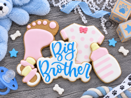 "Big Brother" Canine Cookie Gift Set 🍼🐾💙