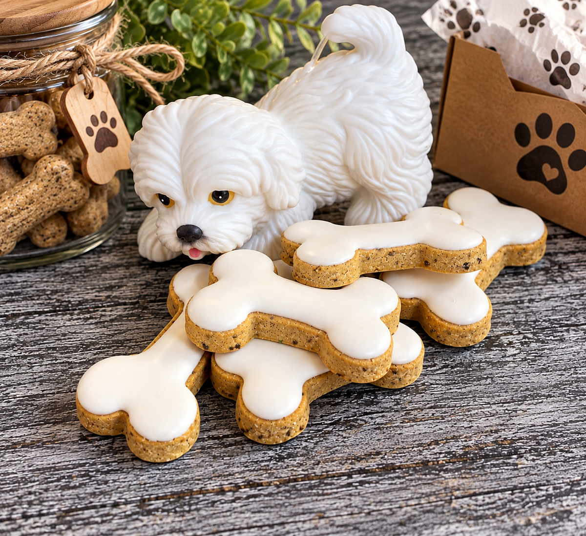 "Doggie Bag Bones" Canine Cookie Gift Set 🦴🐾 (28 or 40 Count)