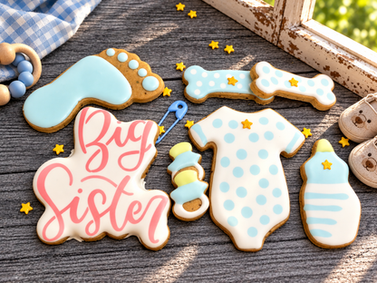 "Big Sister" Canine Cookie Gift Set 👶🐾🎀