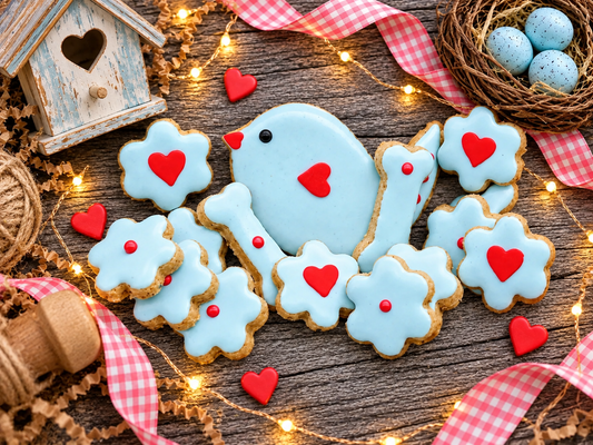 "Birdie & Bloom" Canine Cookie Gift Set 🌸🐦🐾