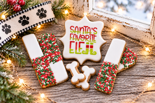 Santa’s Favorite Elf™ Canine Cookie Gift Set 🧝🎄🐾