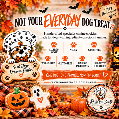 Classic Monster Squad™ Halloween Canine Cookie Gift Set 🧛🐾 (Spooky Character Dog Treat Box)