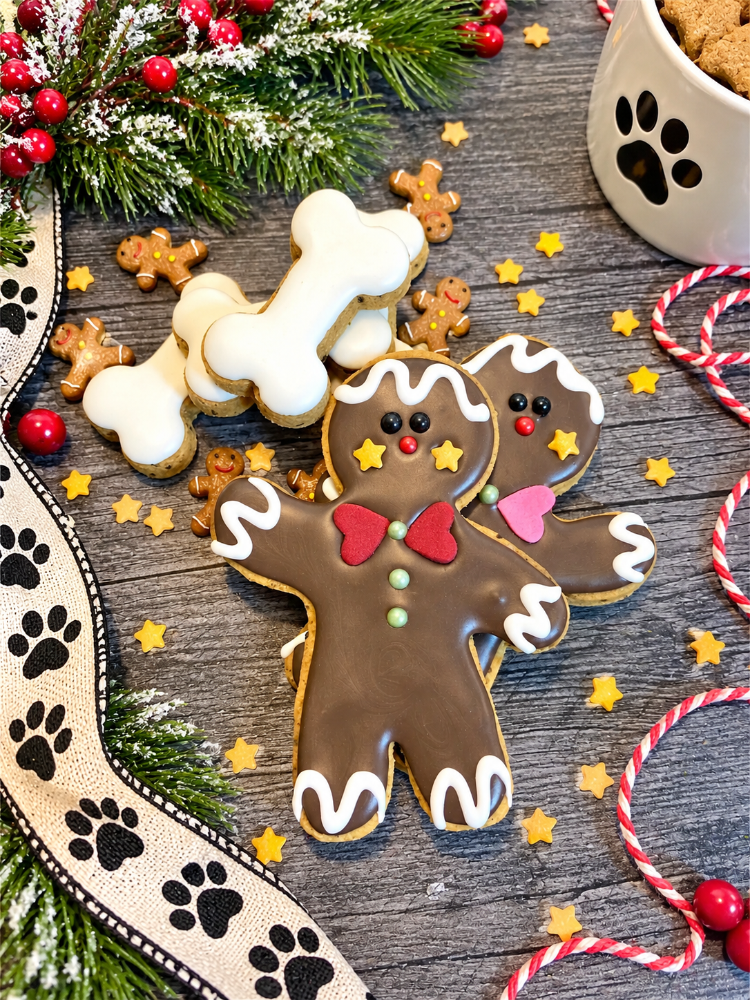 "Ginger Gents" Canine Cookie Gift Set 🐾 🎁 BONUS