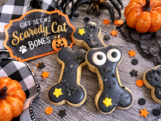 "Purr-fectly Startled" Canine Cookie Gift Set 🎃