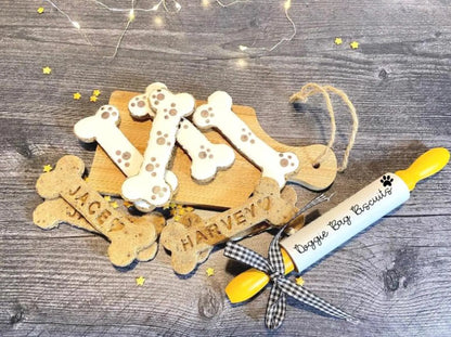 Name & Nibble™ Personalized Canine Cookie Gift Set ✒️🐾