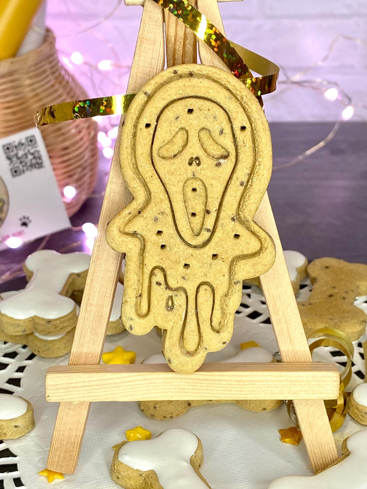 "Screamin’ for Tookies" Canine Cookie Box Gift Set 🐶👻