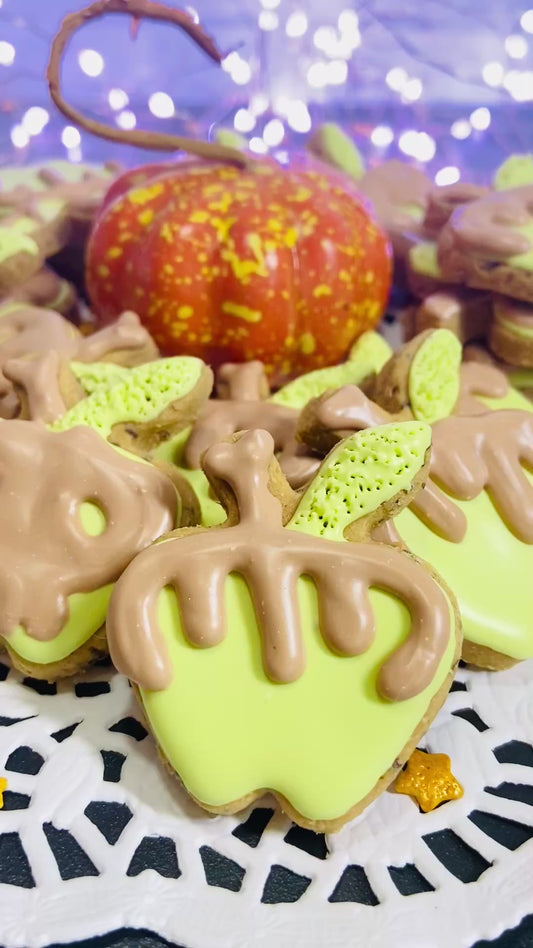 "Harvest Caramel Apple" Gift Set Certified Lookie-a-Tookie™ Canine Cookies, Fall Dog Treats