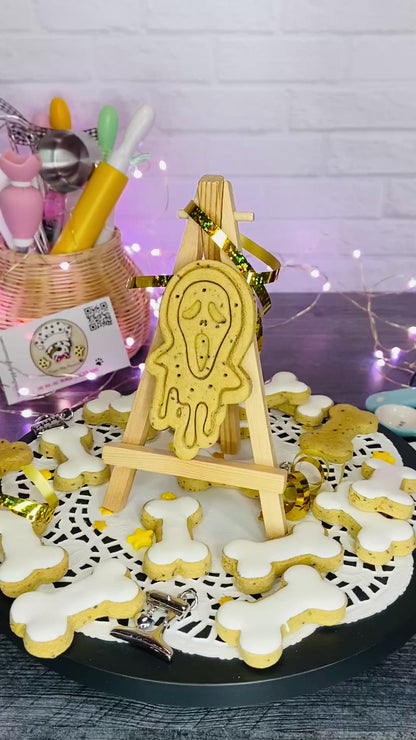 "Screamin’ for Tookies" Canine Cookie Box Gift Set 🐶👻