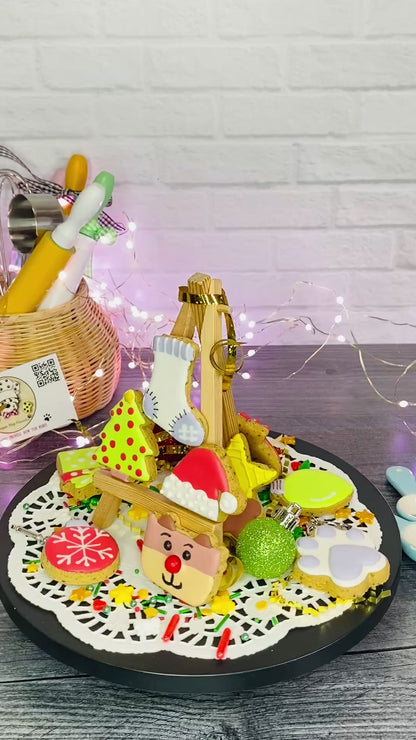 HAPPY PAWLIDAYS! 🎄 12-Day Canine Cookie Advent Calendar