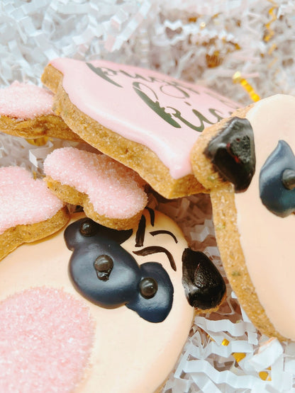‘’Pugs&Kisses” Canine Cookie Gift Box Set