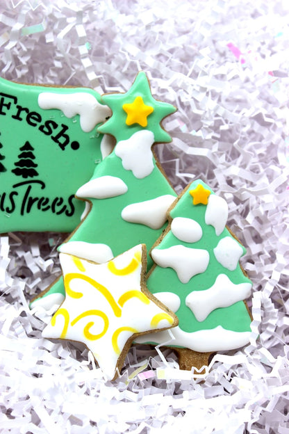 “Christmas Tree Farm” Canine Cookie Gift Set 🎄🐾