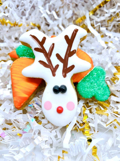 “Treats for Santa’s Team” Canine Cookie Gift Set 🦌🥕🎄🐾