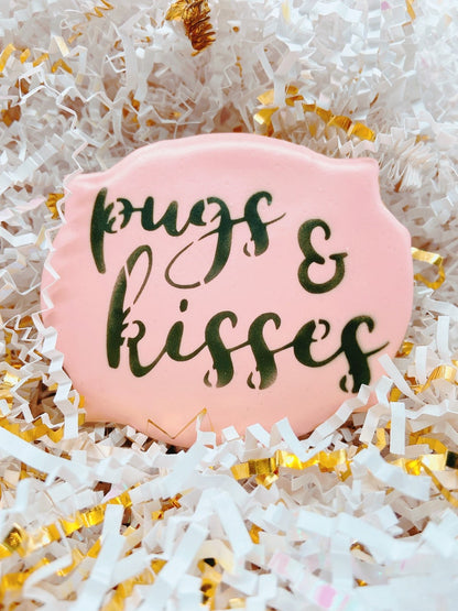 ‘’Pugs&Kisses” Canine Cookie Gift Box Set