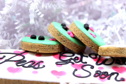 “Peas Get Well Soon” Canine Cookie Gift Set 🐾💚