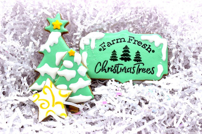 “Christmas Tree Farm” Canine Cookie Gift Set 🎄🐾